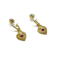 Earrings Sacramore Firenze Woman in Silver Rubino OR 5 - OR 5